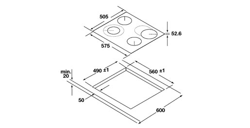 Samsung CTR464DC01 hob – image 2