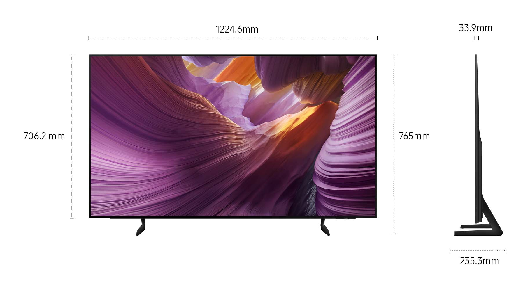 Samsung QE55S85FAU 139,7 cm (55 ) 4K Ultra HD Smart TV Wifi Noir — photo 4