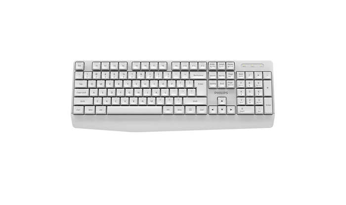 Philips 3000 series SPK6337W/93 keyboard Universal RF Wireless QWERTY English White – image 2