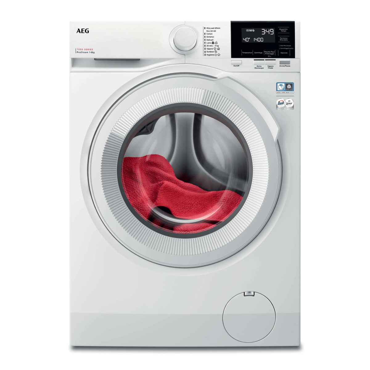 AEG LR7G84BW washing machine Front-load
