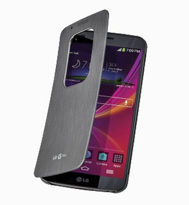 LG CCF-320G mobile phone case Folio Silver