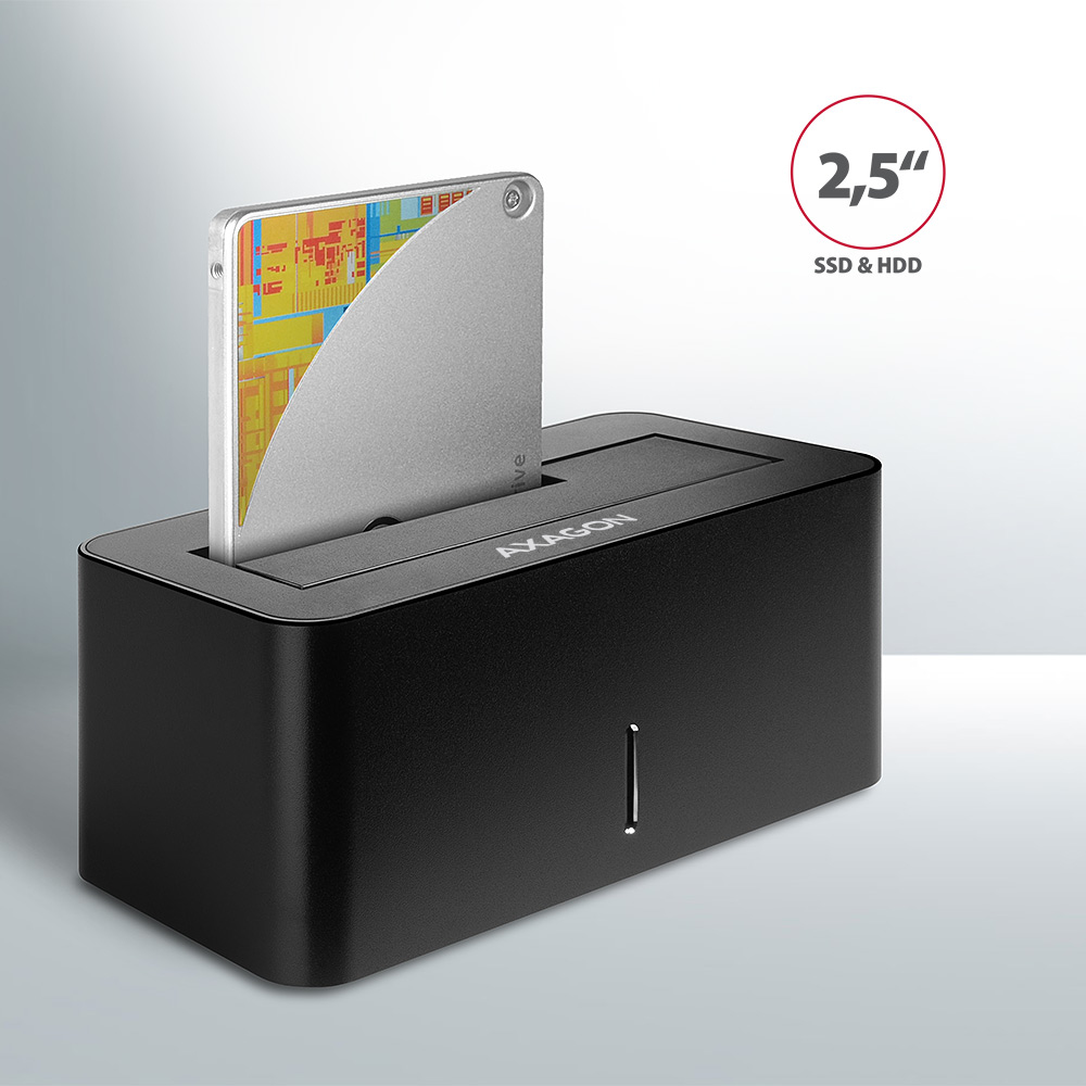 Axagon ADSA-SN storage drive docking station USB 3.2 Gen 1 (3.1 Gen 1) Type-A Black – image 4