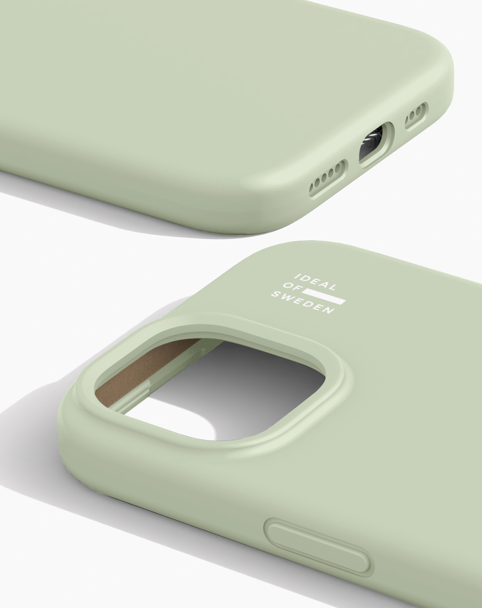 iDeal of Sweden Silicone Case MagSafe iPhone 13 / 14 / 15 / 16e / 17e Sage Green – image 2