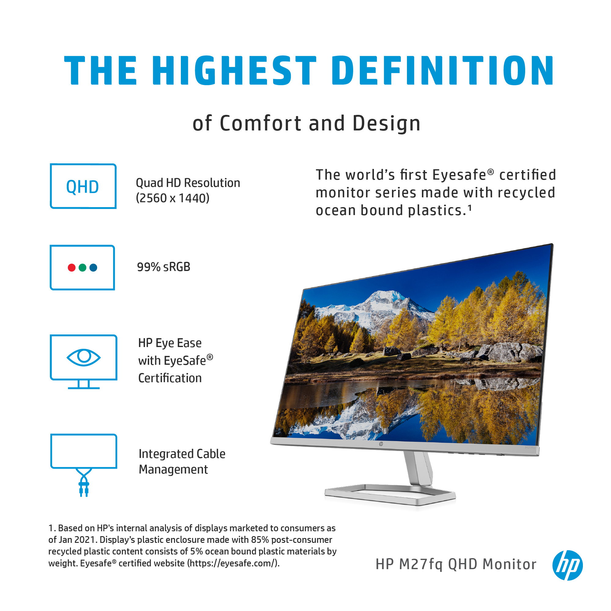 HP M27fq QHD Monitor – image 6