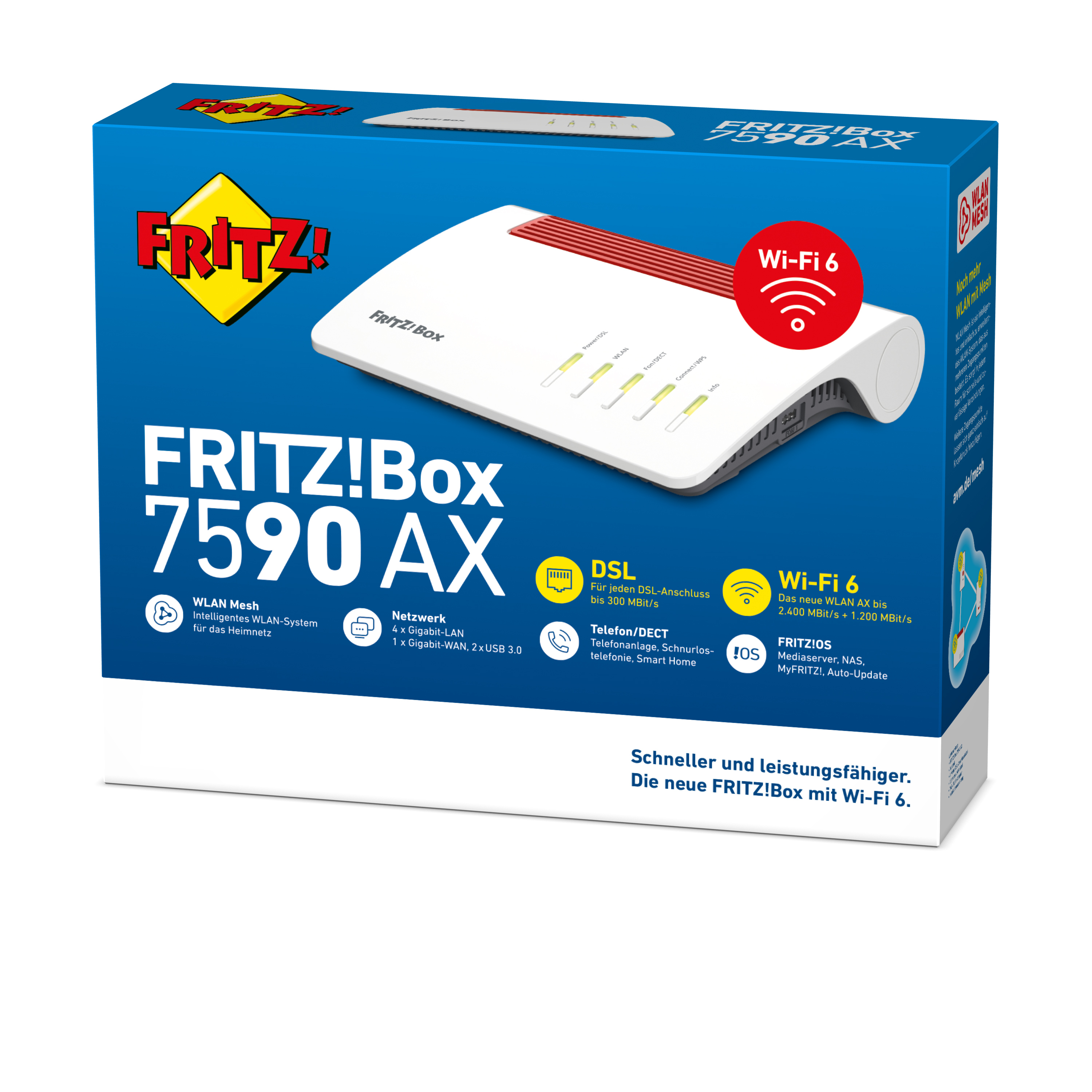 FRITZ!Box 7590 AX ADSL2+ VDSL Wireless Router