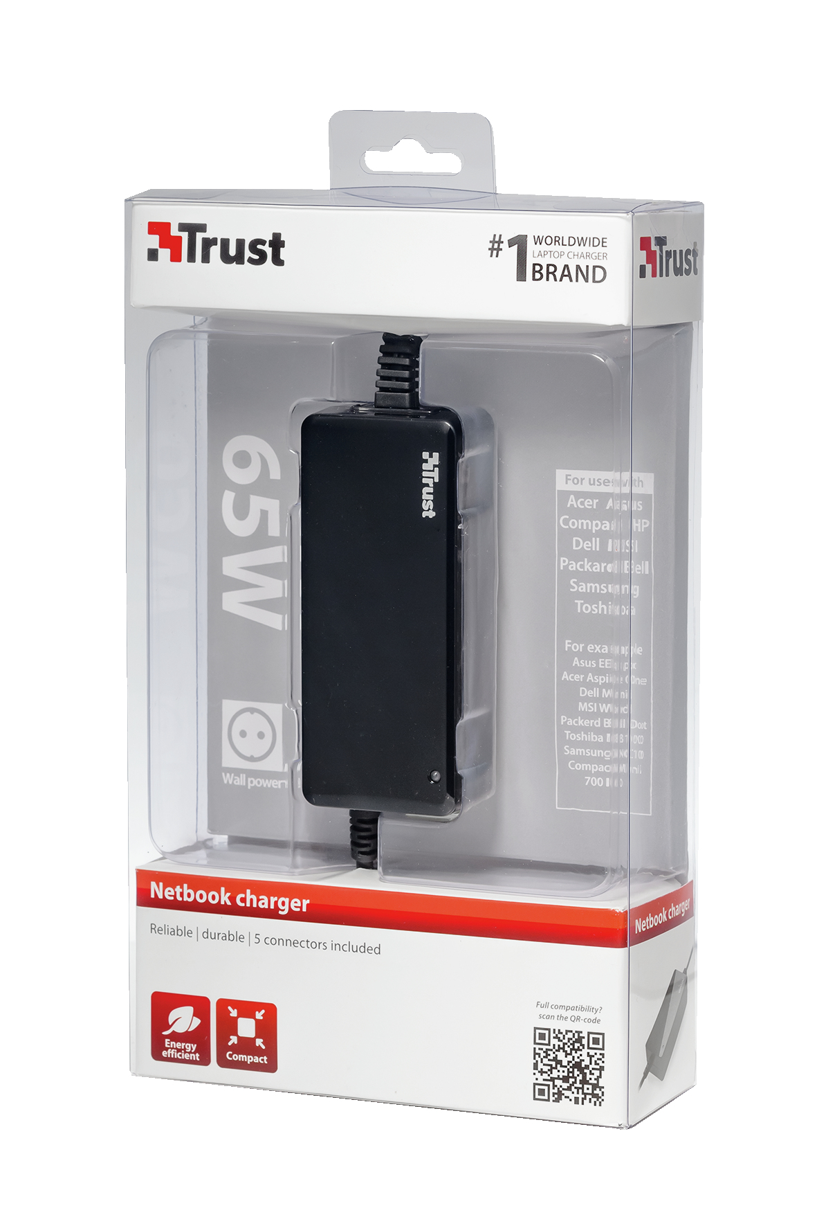 Trust 65W Power Adapter for Netbook – image 3
