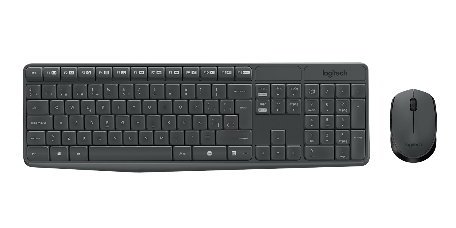 Kit Teclado Y Mouse Logitech Mk235 Usb Inalámbrico - 920-007901