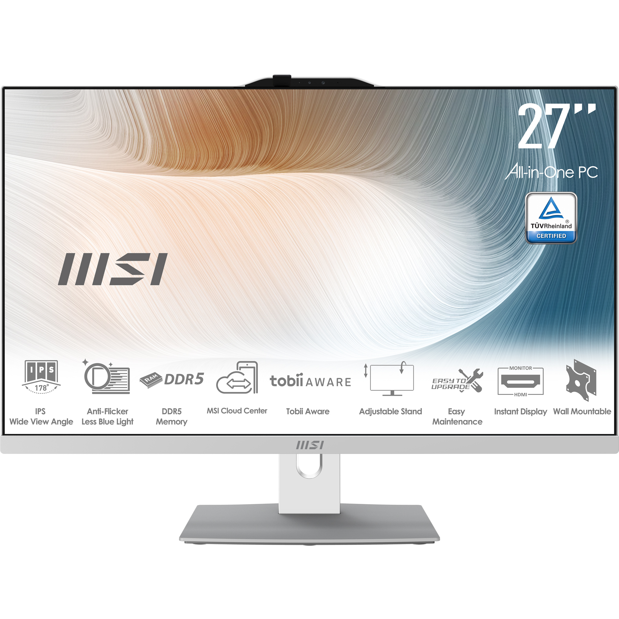 MSI Modern AM272P 1M-846EU All-in-One PC Intel Core 7 150U 686 cm (27") 1920 x 1080 Pixel PC All-in-one 16 GB DDR5-SDRAM 1 TB S