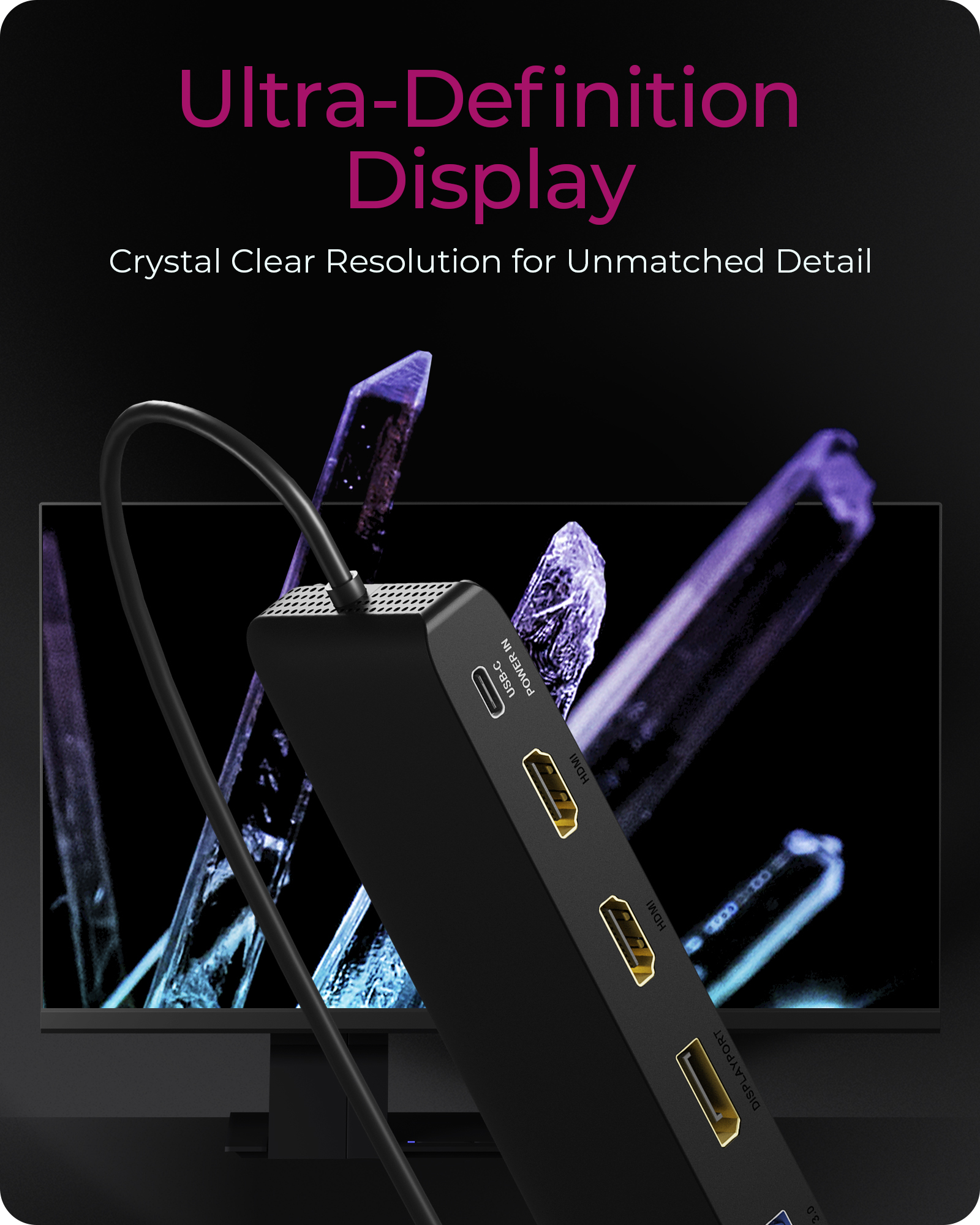 ICY BOX 11-in-1 Mobile DockingStation with Triple Video Output – image 2