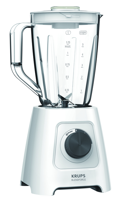 Krups KB4201 1.25 L Tabletop blender 600 W Grey, White – image 2