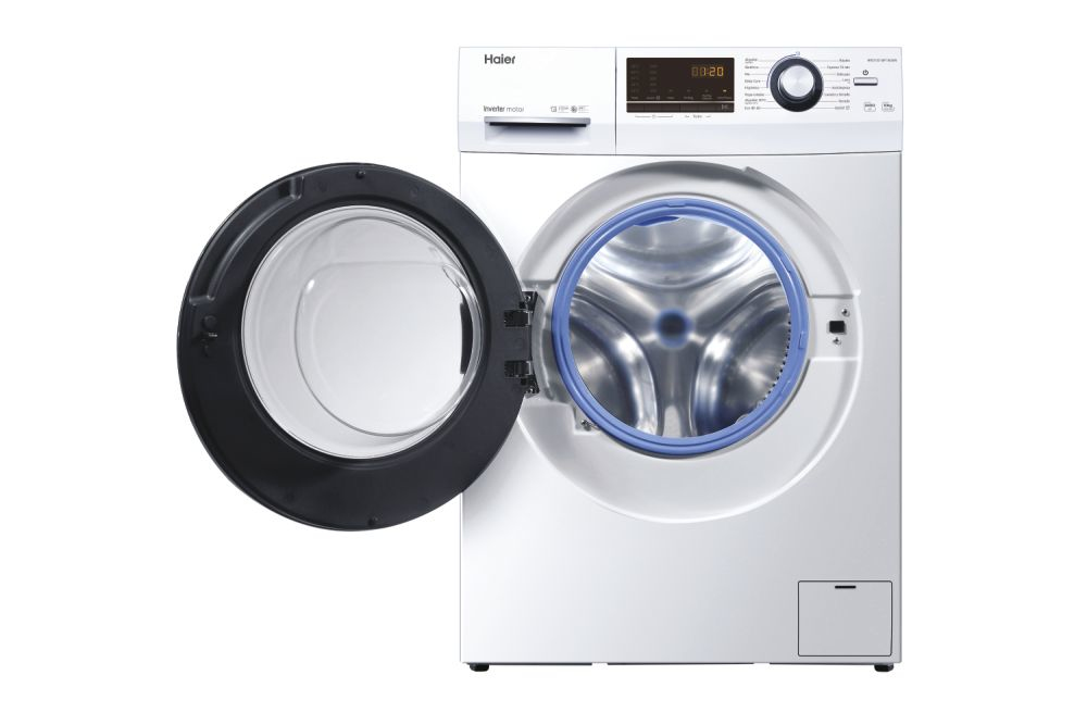Haier 636 Series HWD100-BP14636N washer dryer Freestanding Front-load White – image 2