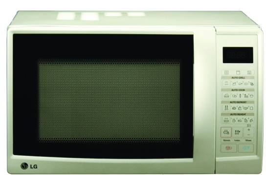 LG MH6340FS microwave White