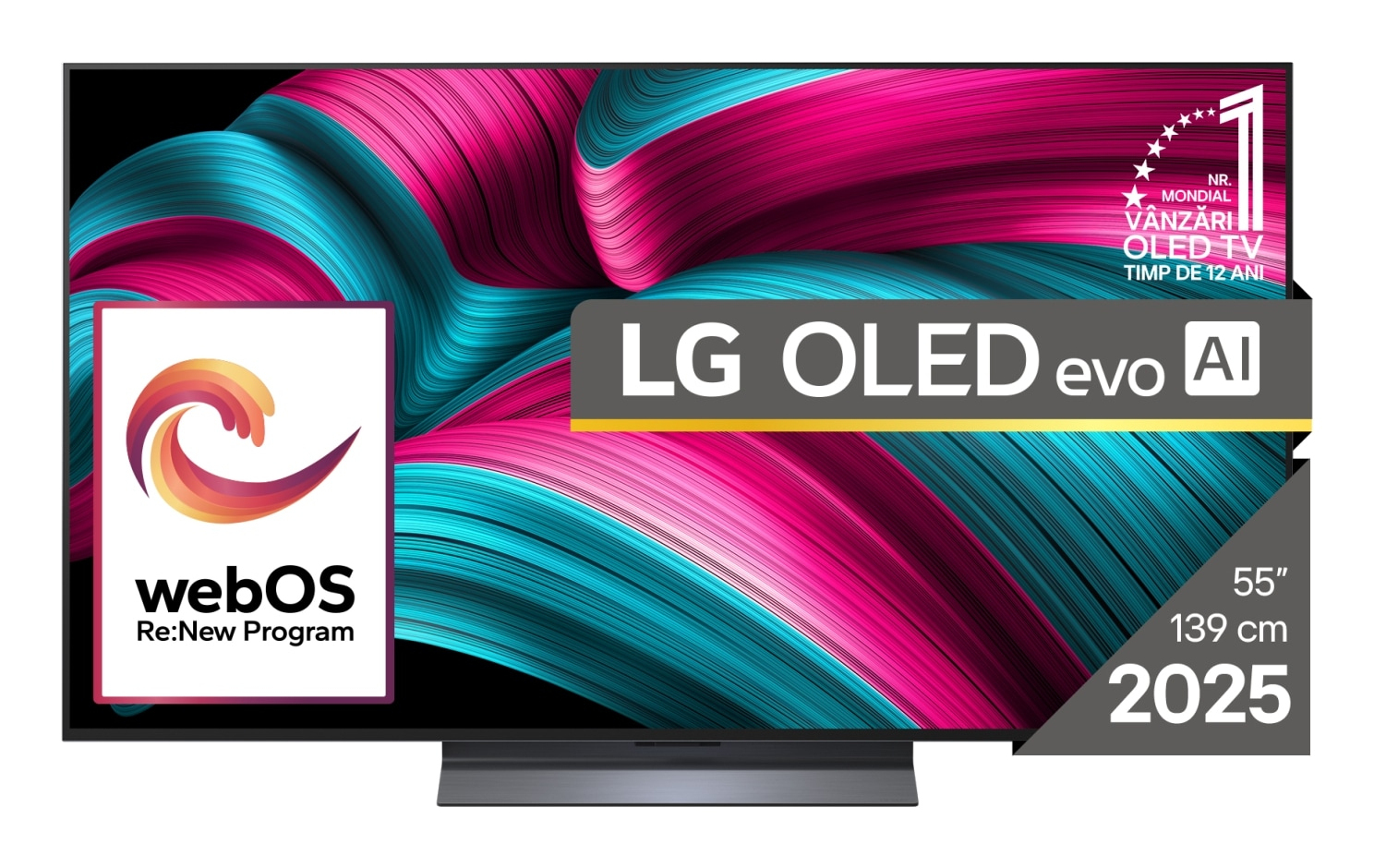 TV LG OLED evo AI OLED55C51LA 55 4K UltraHD 120Hz Smart TV WebOS Dolby Vision G SYNC — photo 1