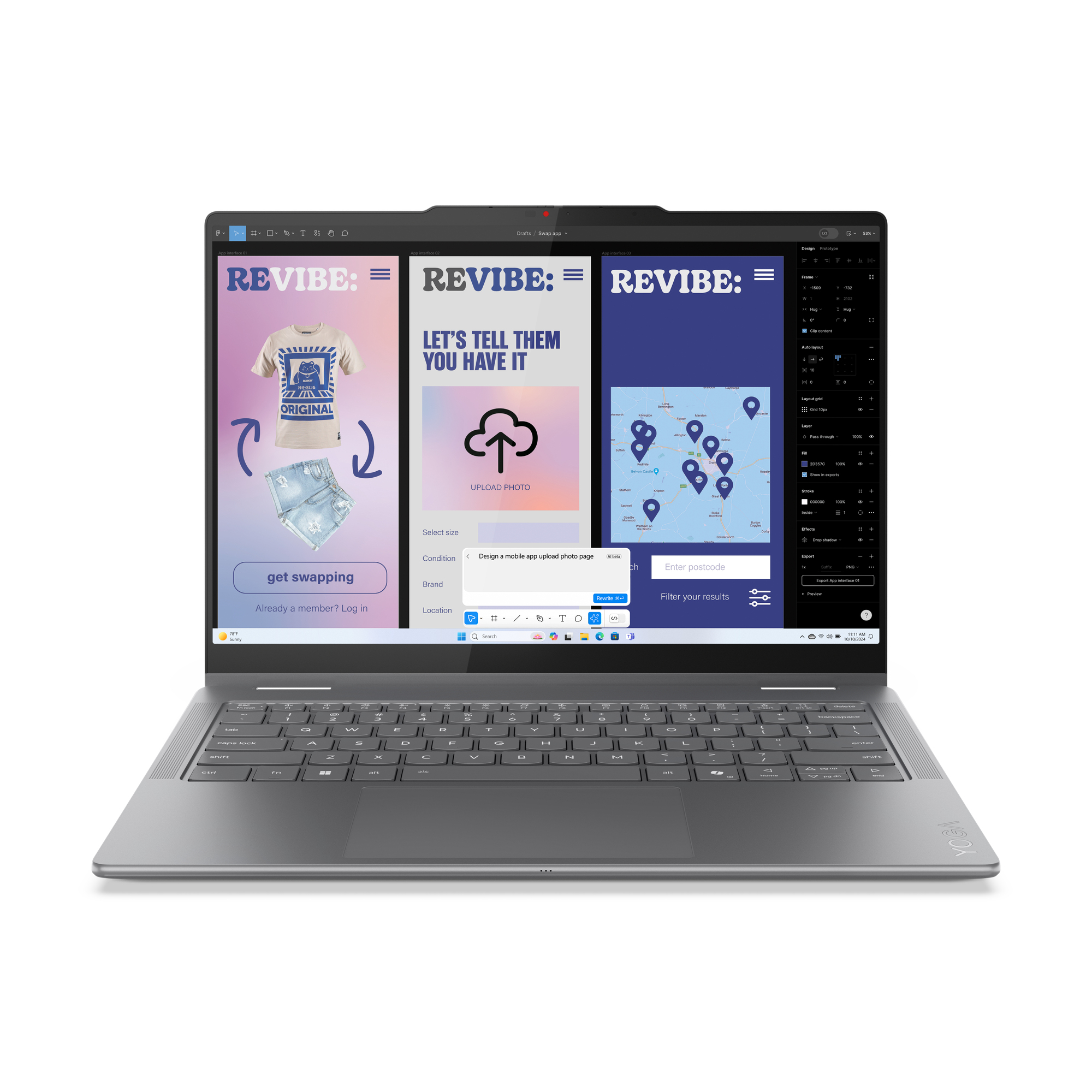 Lenovo Yoga 7 2-in-1 14ILL10 Copilot+ PC Intel Core Ultra 7 256V Ibrido (2 in 1) 35,6 cm (14") Touch screen 2.8K 16 GB LPDDR5x-