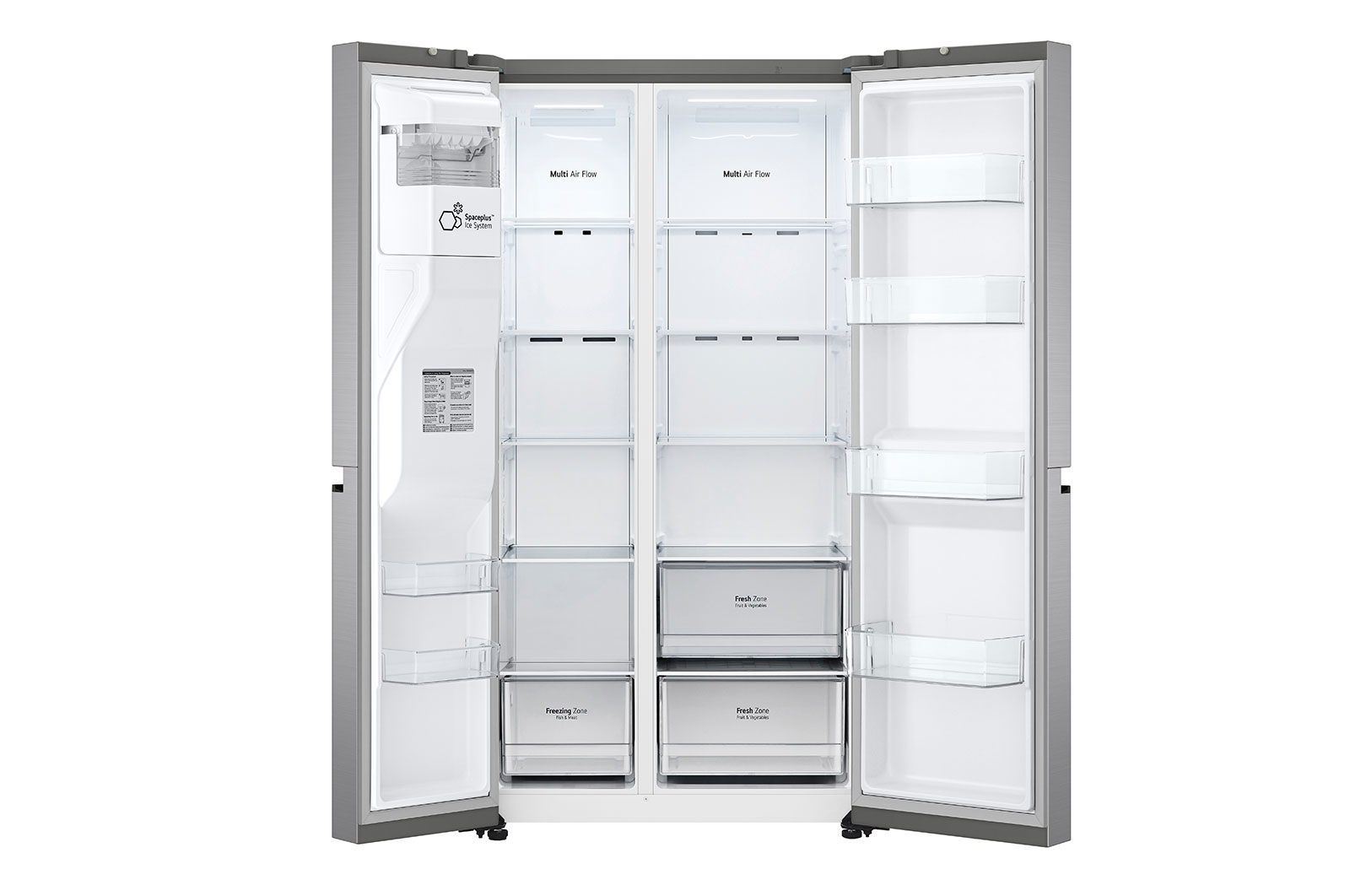 LG GSLV50PZXM side-by-side refrigerator Freestanding – image 8