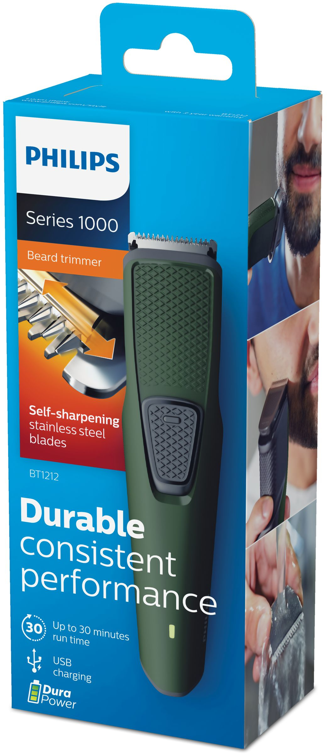 Philips Beardtrimmer series 1000 BT1212/15 beard trimmer Battery 3 – image 2