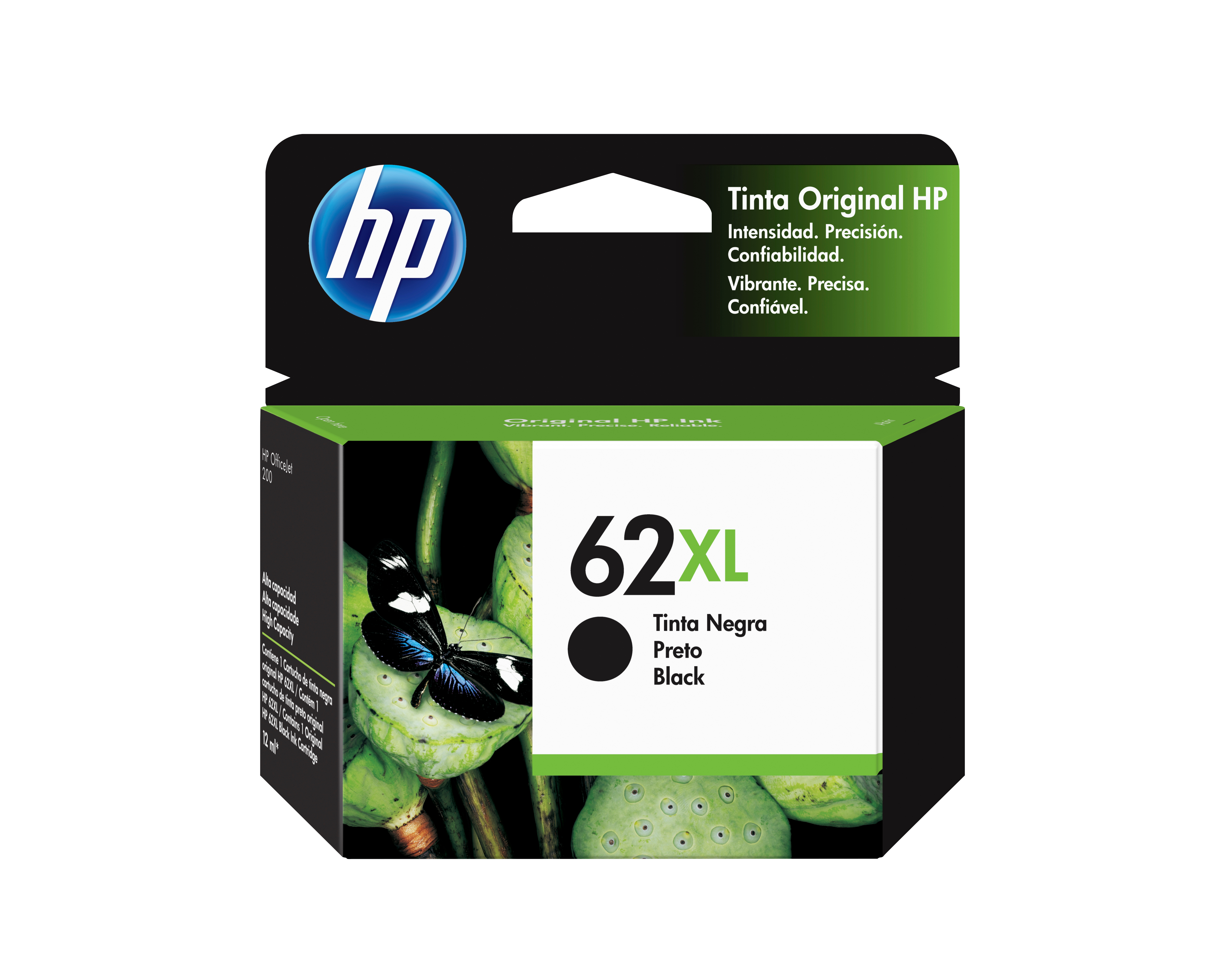 Cartucho De Tinta Hp 62Xl Negro Alta Capacidad Original (C2P05Al) - C2P05AL