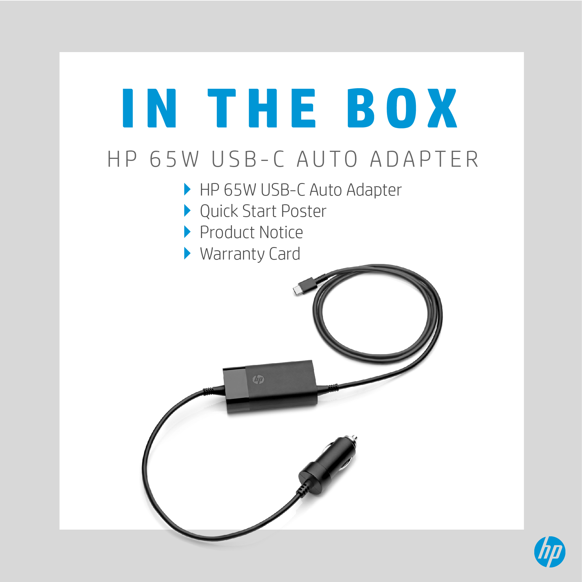 HP 65W USB-C Auto Adapter – image 6