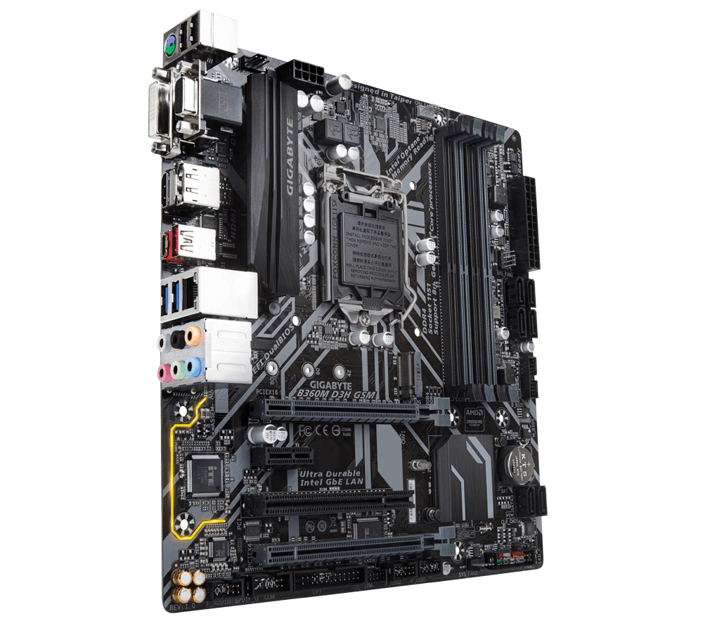 GIGABYTE B360M D3H GSM – image 3