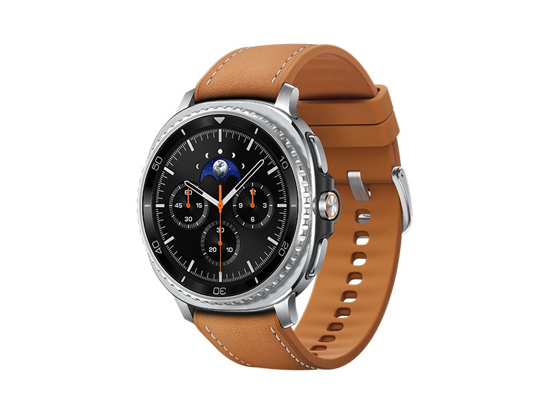 Samsung Galaxy Watch 8 Classic, LTE + Bluetooth, 46mm, Hybrid Band, Black + Hybrid Band, Camel – image 1