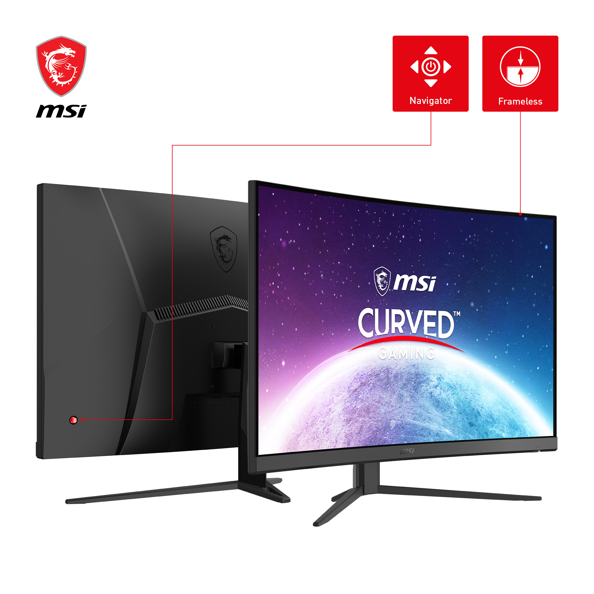 MSI G32C4XDE computer monitor – image 3