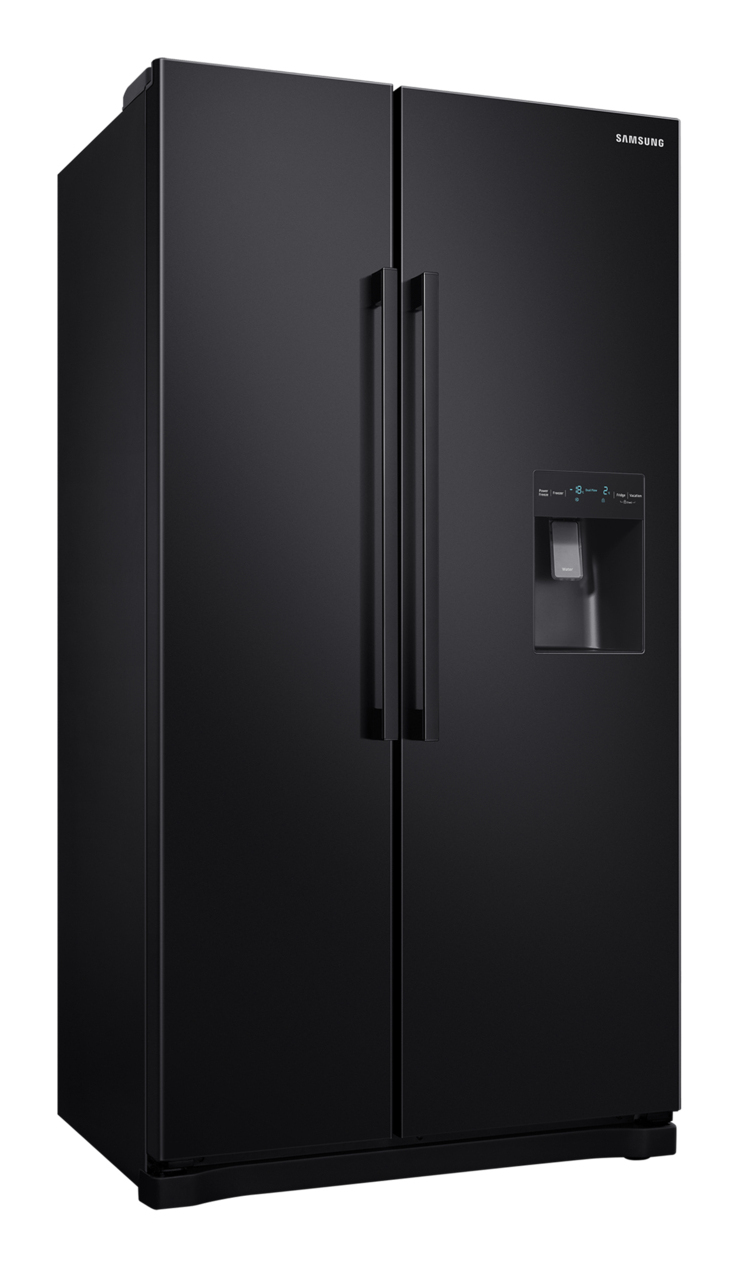 Samsung RS3000 RS52N3313BC/EU American Style Fridge Freezer with Non-Plumbed Water Dispenser - Black – image 2
