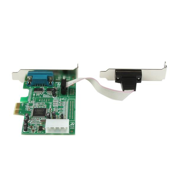 StarTech.com 2-Port Low Profile Native RS232 PCI Express Serial Adapter Card, 16550 UART, PCIe to Dual Serial DB9, Windows & Linux, TAA - Replaced by PEX2S953LP – image 3