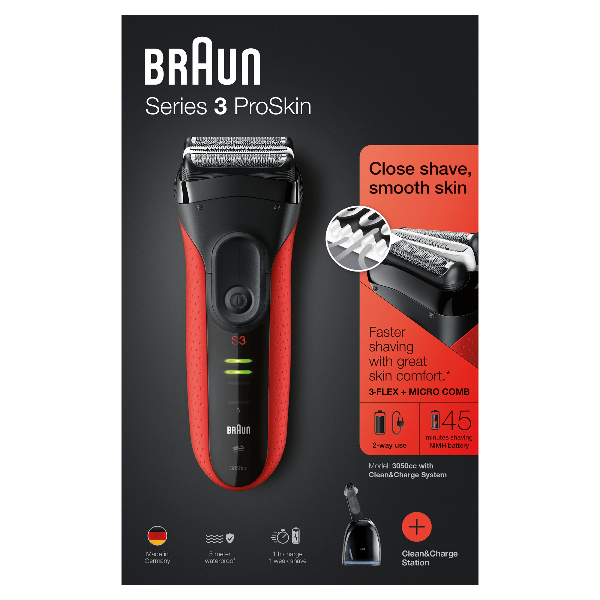 Braun Series 3 ProSkin 3050cc – image 2
