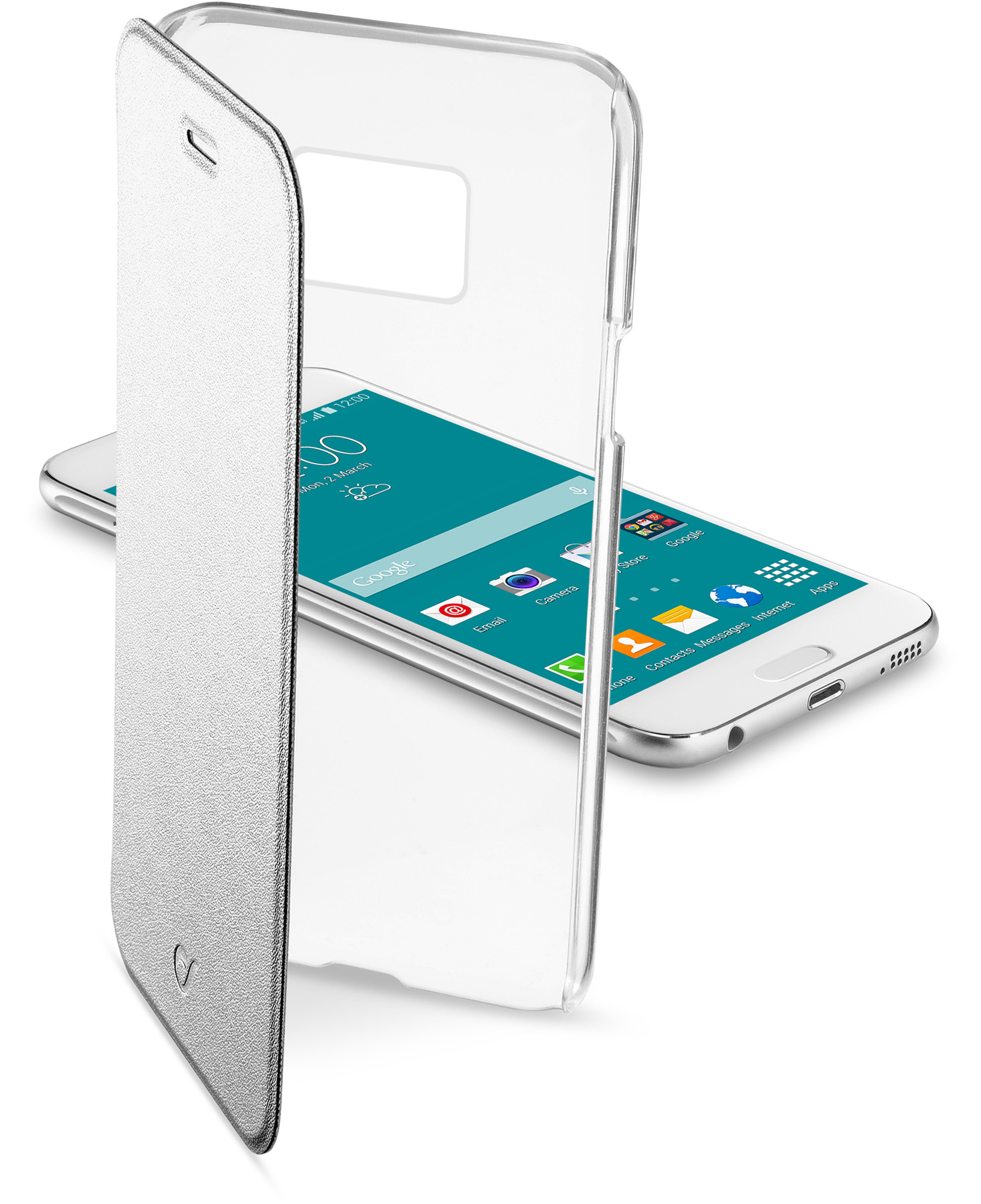 Cellularline Clear Book - Galaxy S6