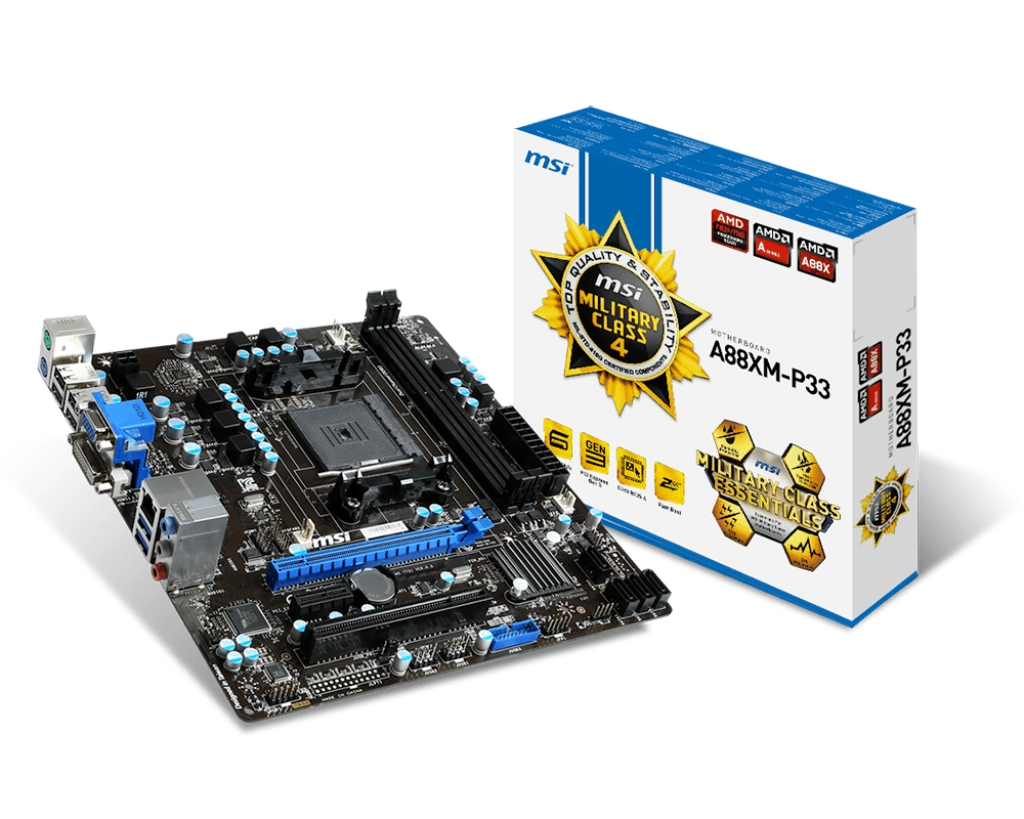 MSI A88XM-P33 motherboard AMD A88X Socket FM2+ micro ATX – image 5