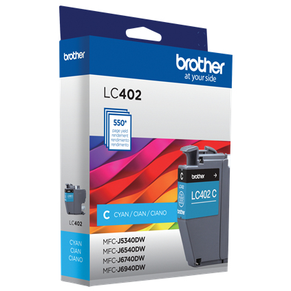 Brother LC402CS ink cartridge 1 pc(s) Original Standard Yield Cyan – image 6