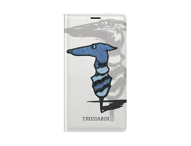Samsung F-APSTRUIS01 mobile phone case Wallet case Blue, White