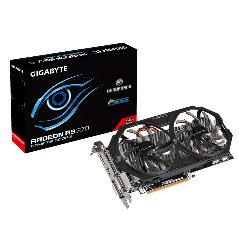 GIGABYTE GV-R927OC-2GD graphics card AMD Radeon R9 270 – image 2