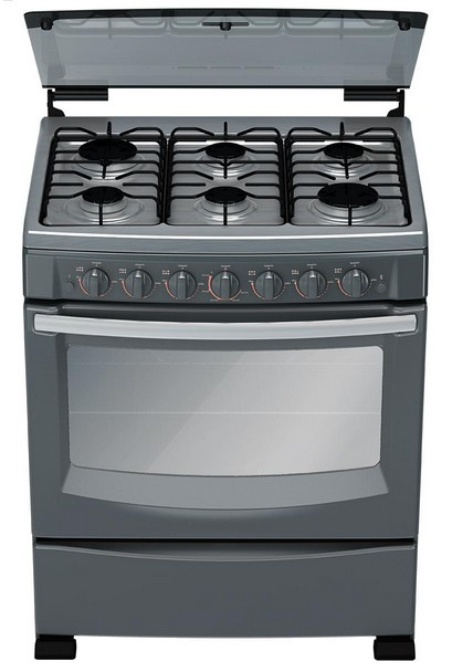 Whirlpool AF7320J cooker Freestanding cooker Natural gas Gas Platinum