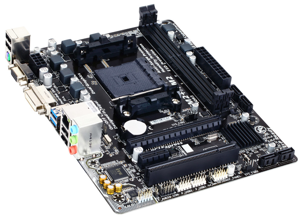 GIGABYTE GA-F2A68HM-DS2 motherboard AMD A68H Socket FM2+ micro ATX – image 3