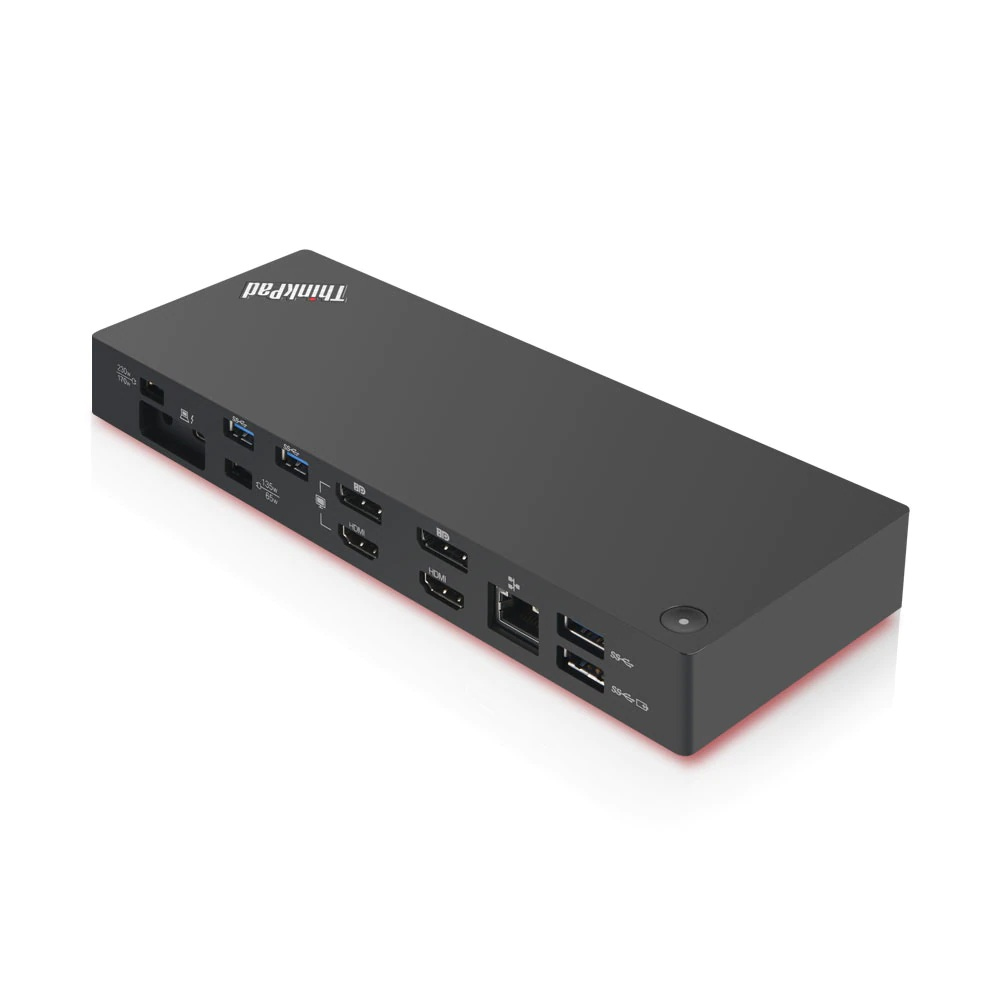 Lenovo 40AN0170IT laptop dock/port replicator Wired Thunderbolt 3 Black – image 3