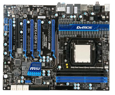 MSI 890FXA-GD70 Socket AM3 ATX
