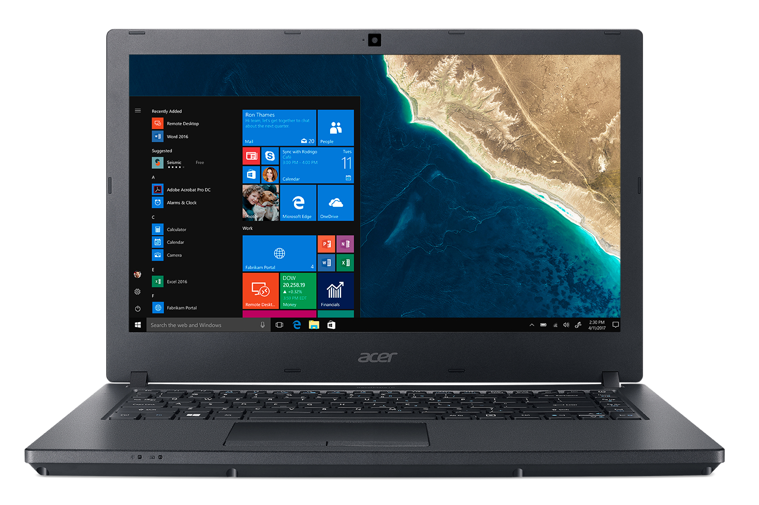 Acer TravelMate P2 TMP2410-M-P3DW Intel® Pentium® 4415U Laptop – image 1