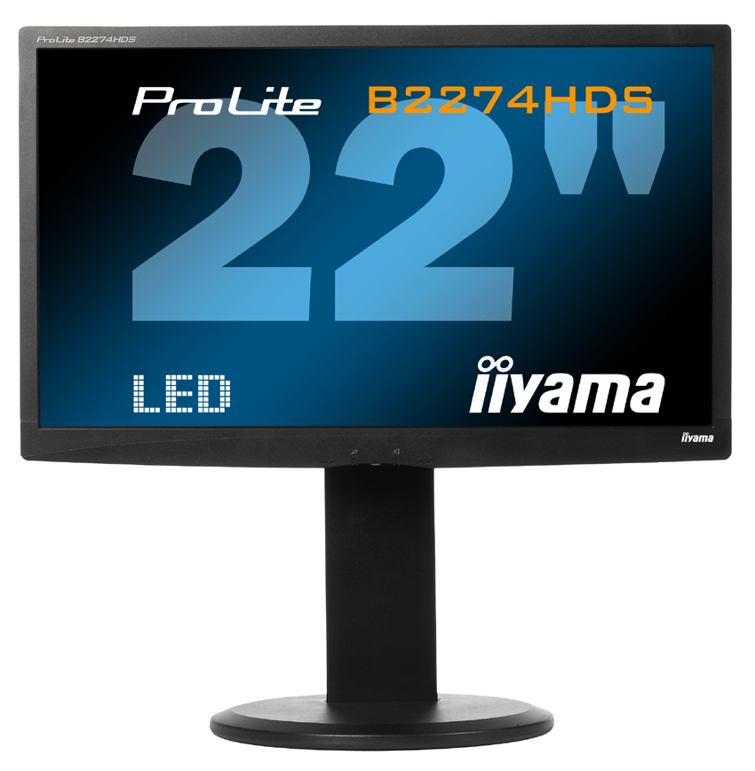 iiyama ProLite B2274HDS-B1 computer monitor – image 2