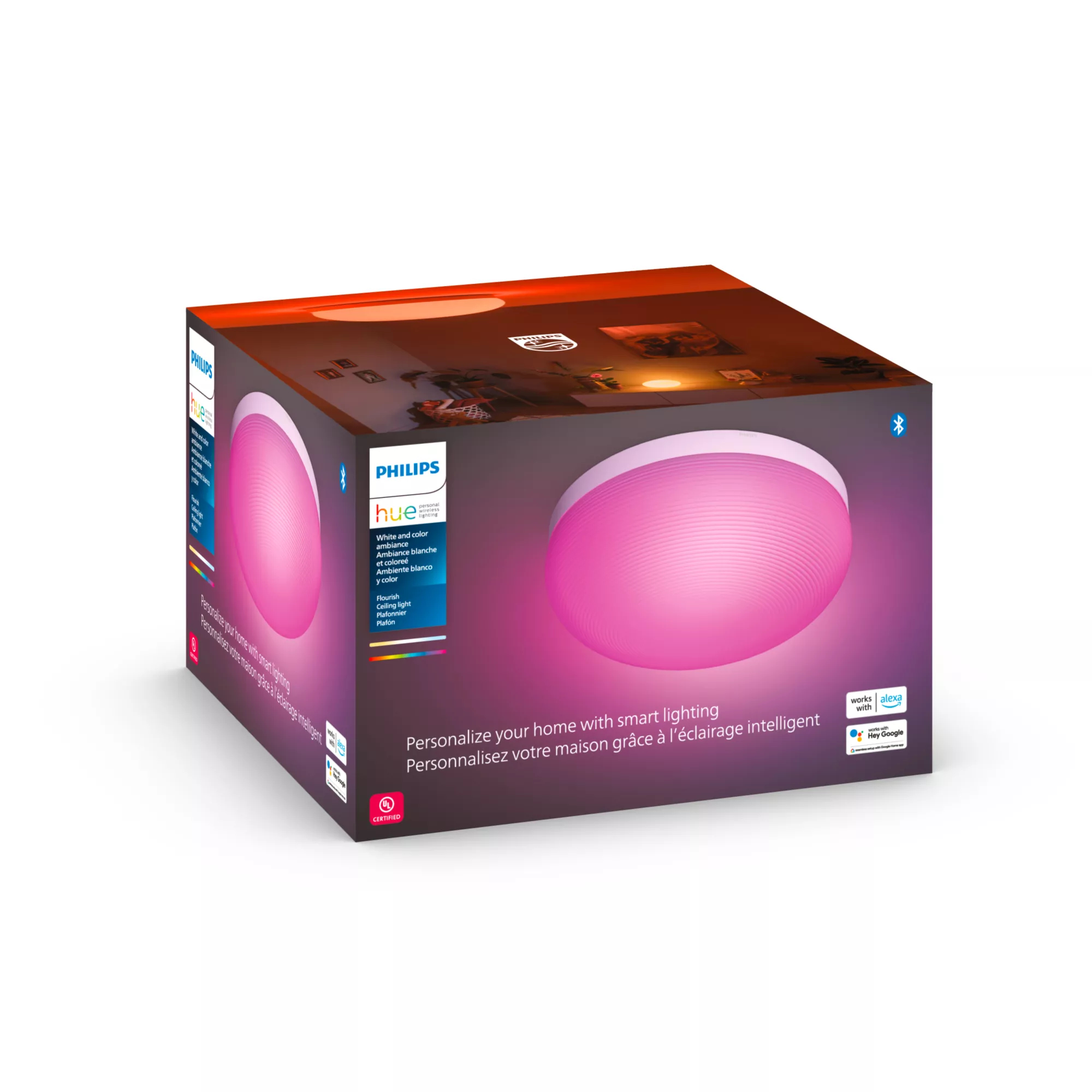 Philips by Signify Philips Hue White and colour ambience 046677571221 smart lighting Smart ceiling light Bluetooth/Zigbee – image 5