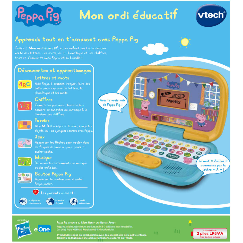 VTech Peppa Pig - Mon ordi éducatif – image 3