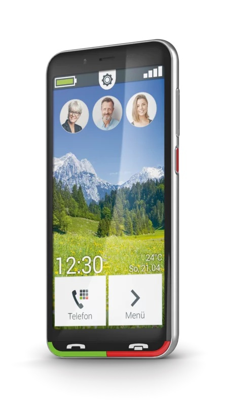 Emporia SUPEReasy 12.6 cm (4.95") Android 10 4G USB Type-C 3 GB 32 GB 2500 mAh Black