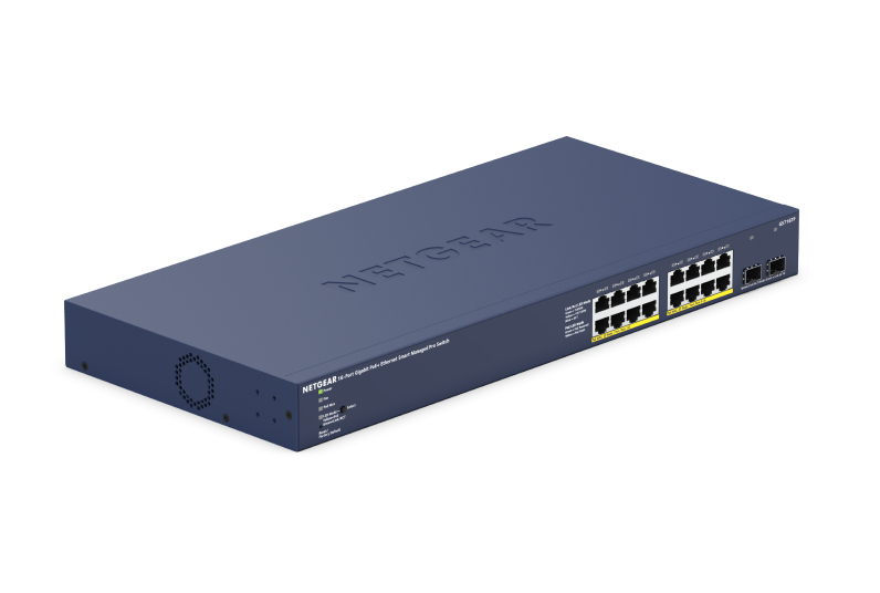 NETGEAR 18-Port PoE Gigabit Ethernet Smart Switch (GS716TP)