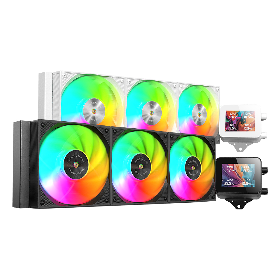 Mars Gaming MLVISION360 computer cooling system Processor All-in-one liquid cooler – image 3