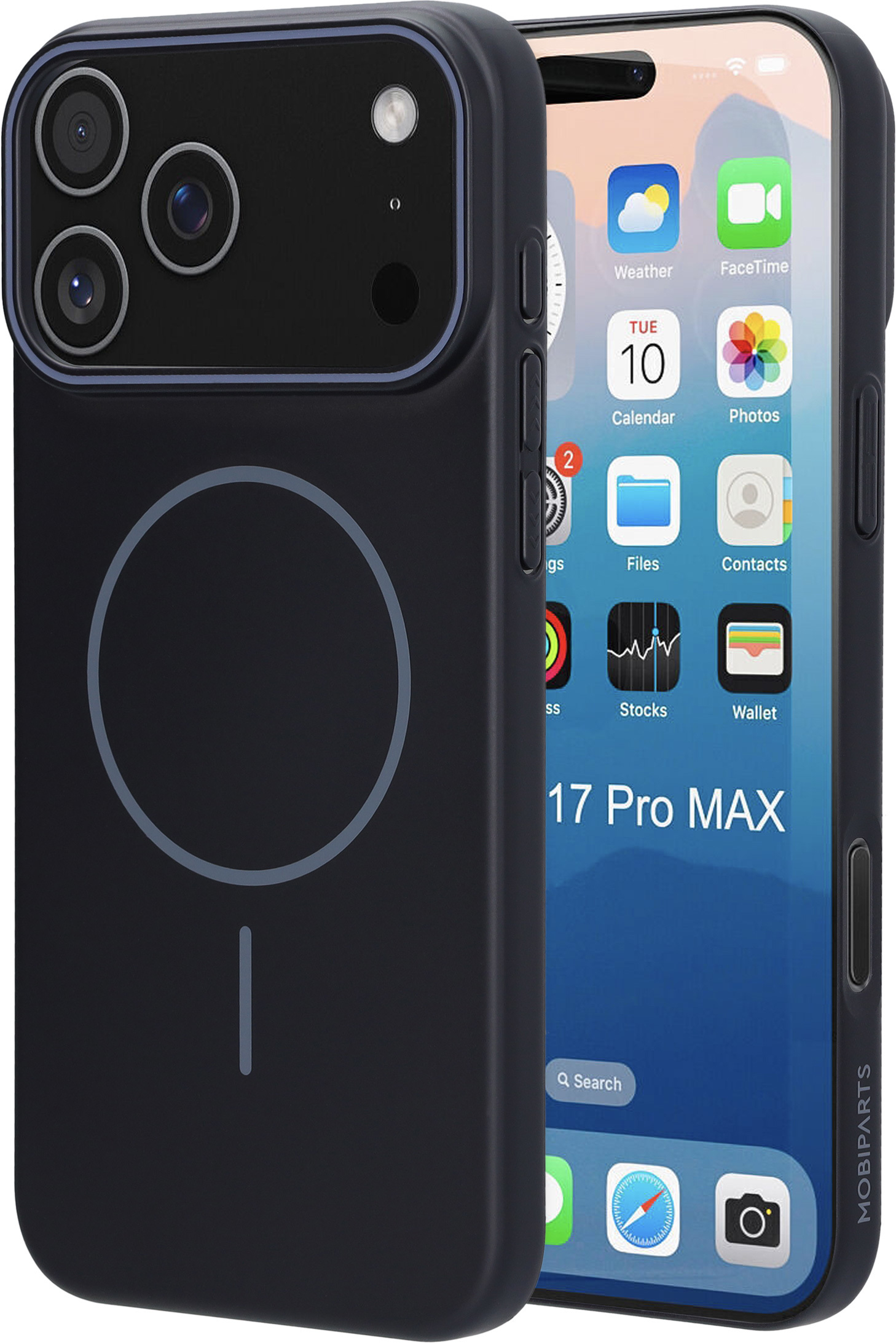 Mobiparts Slim Line Case Apple iPhone 17 Pro Max (MagSafe Compatible) Onyx Black