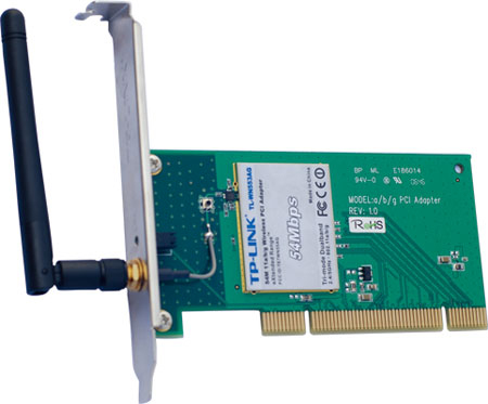 TP-Link 54Mbps 802.11a/b/g Wireless PCI Adapter