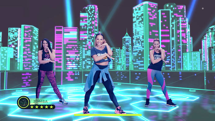 Nintendo Switch+ Ring Fit Adventure + Zumba Burn It Up – image 9