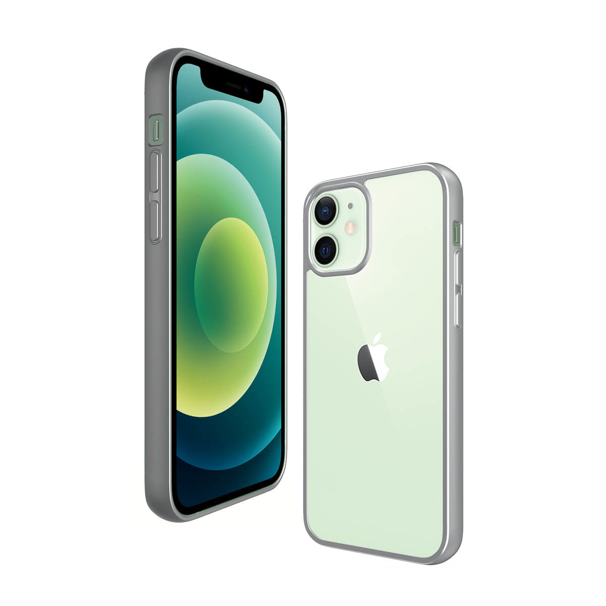 PanzerGlass ® ClearCaseColor™ iPhone 12 mini - Satin Silver Limited Edition