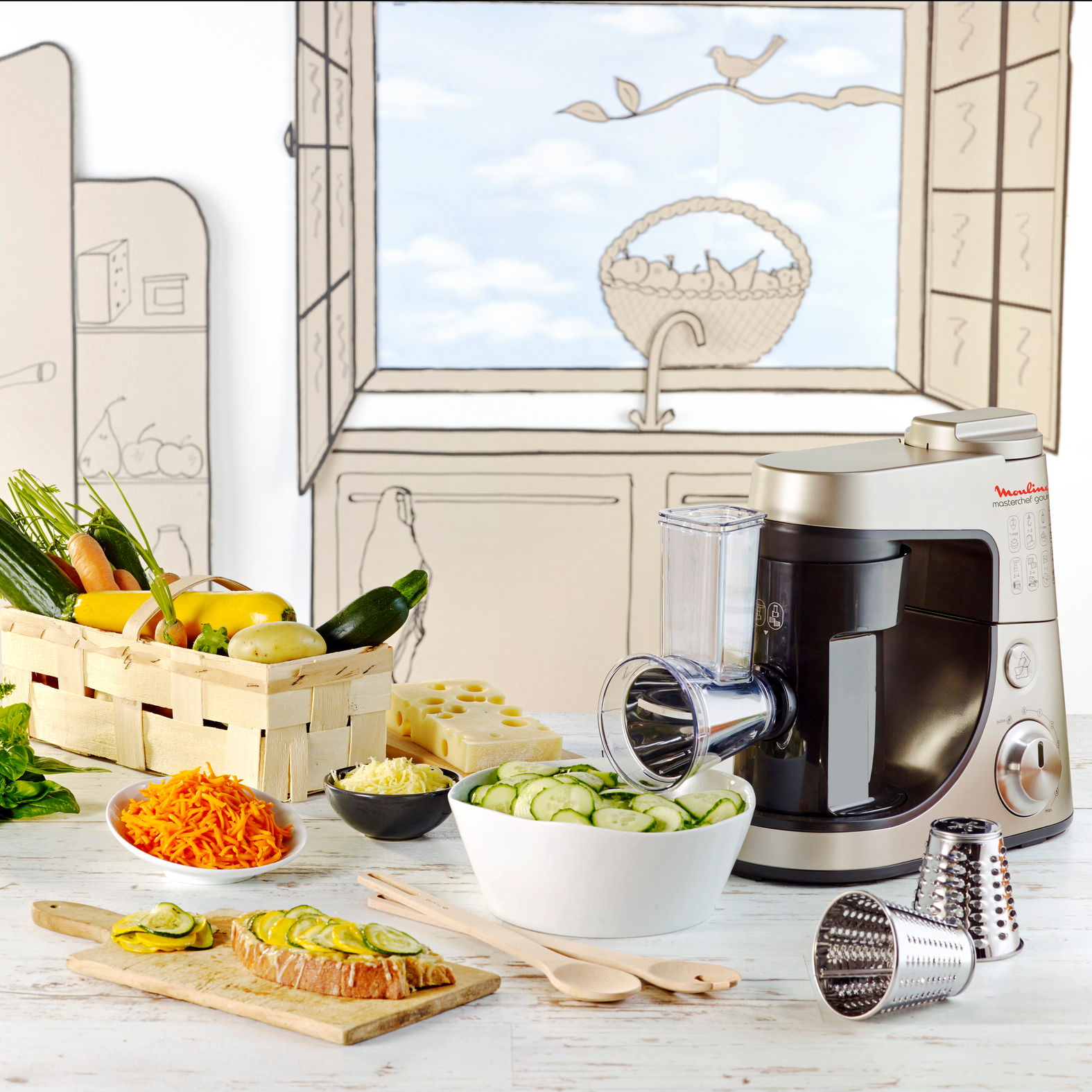 Moulinex QA4081B1 food processor – image 9