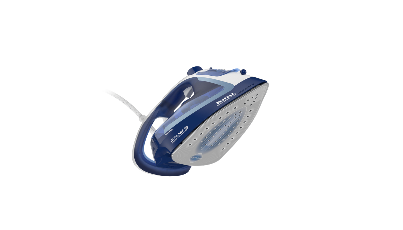 Tefal EasyGliss Plus FV5735 iron Dry & Steam iron Durilium soleplate – image 3